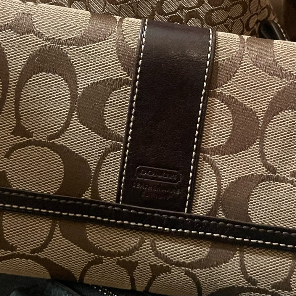Coach Signature Brown Wallet